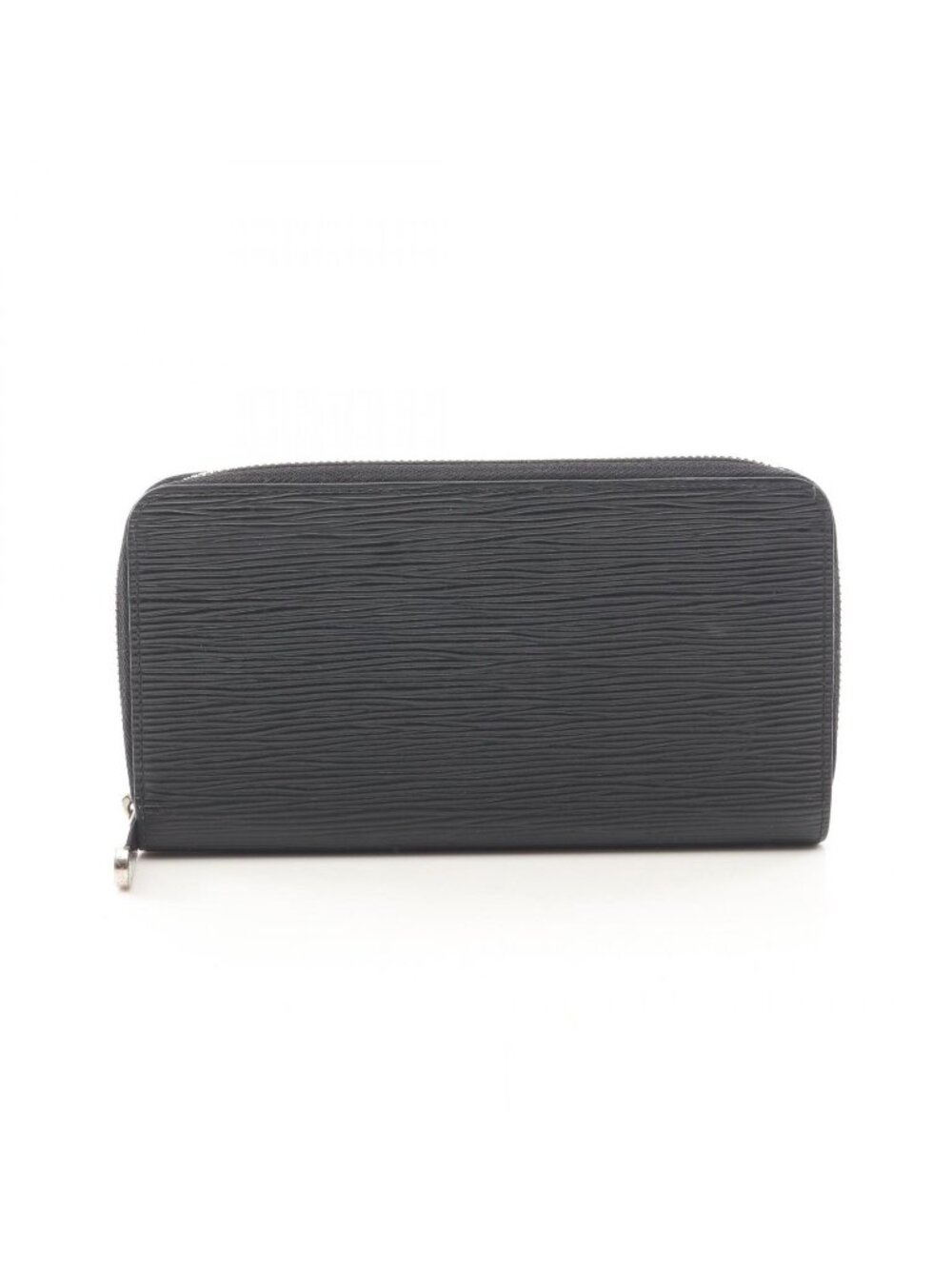 Louis Vuitton Round Wallet Zippy Epi Noir Leather